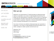 Tablet Screenshot of datawerken.nl